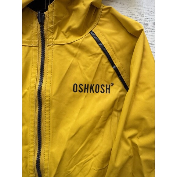 Vintage Oshkosh B'Gosh Raincoat REVERSIBLE Kids 3X Toddler Boys Girls Rain Coat - Picture 5 of 12